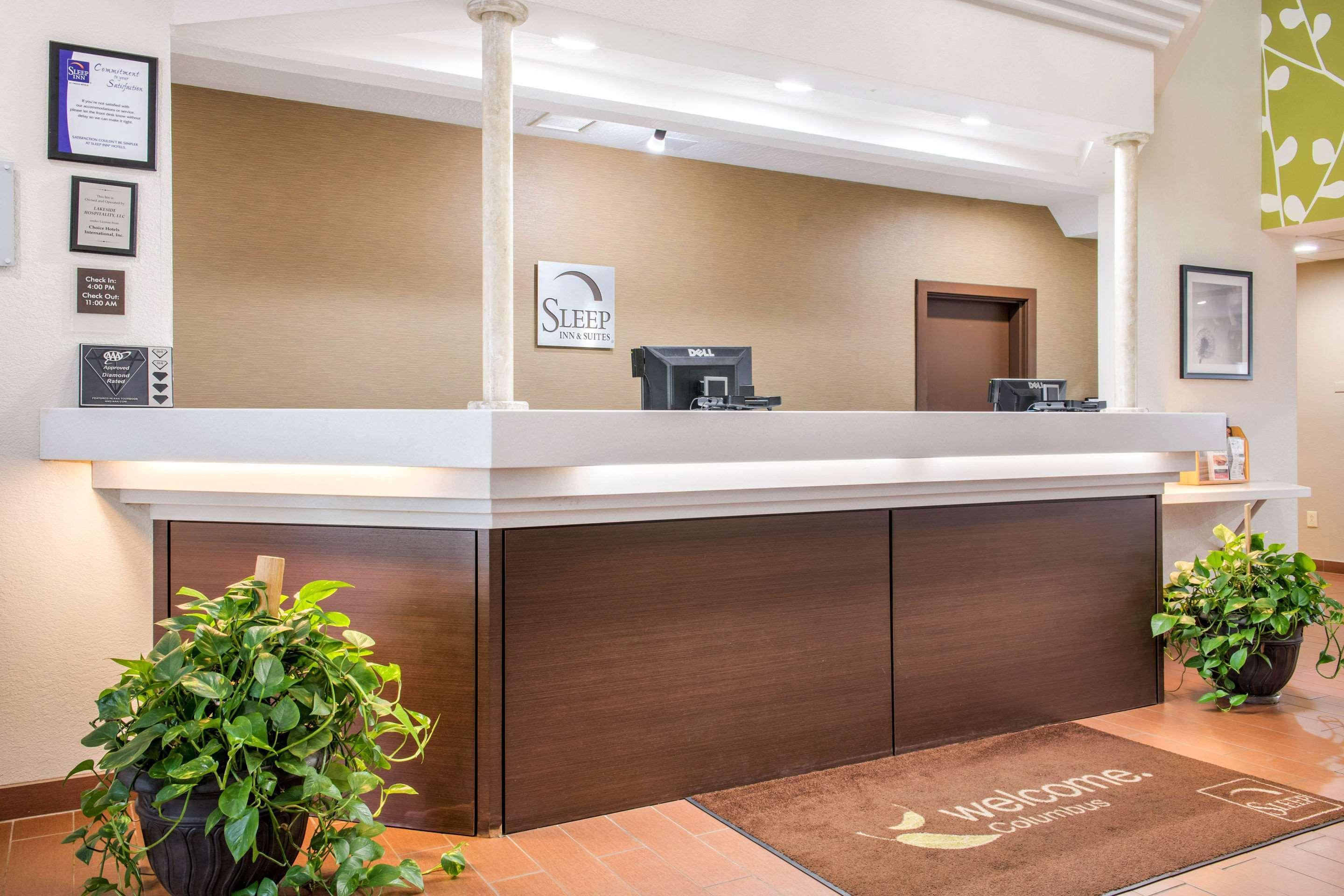Sleep Inn & Suites Columbus Buitenkant foto